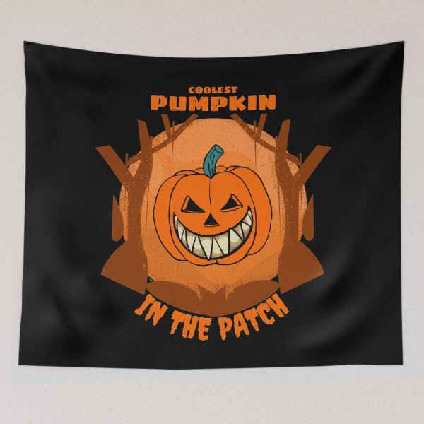 Item preview, Coolest Pumpkin In The Patch - Halloween Pumpkin Face - Let's Get Spooky designed and sold by funpix-shop.