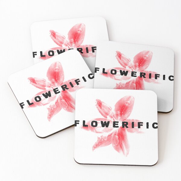 Item preview, Flowerfic - funny witty flower design from CoolCleverCute (Red, Black writing) designed and sold by CoolCleverCute.