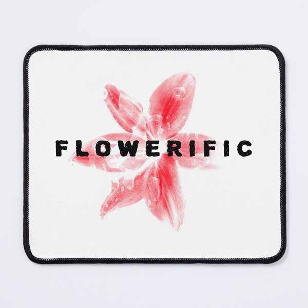 Item preview, Flowerfic - funny witty flower design from CoolCleverCute (Red, Black writing) designed and sold by CoolCleverCute.