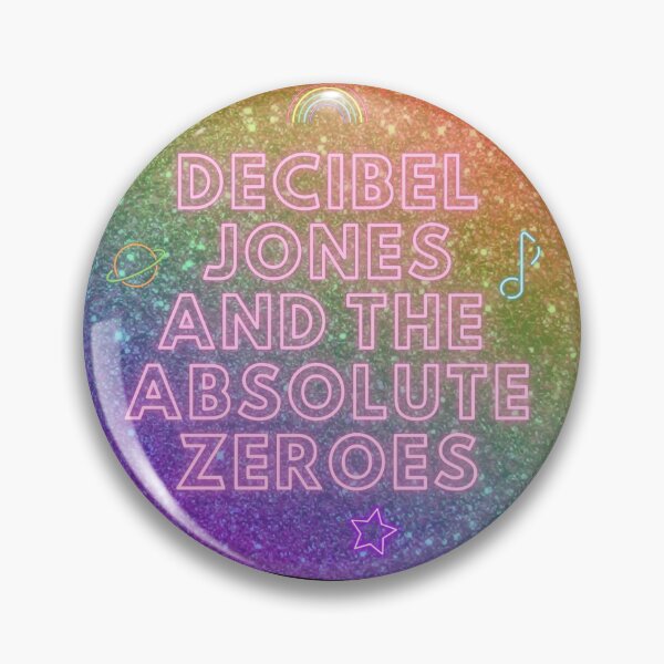 Item preview, Decibel Jones and the Absolute Zeroes, Rainbow Glitter edition designed and sold by InkThinkArt.