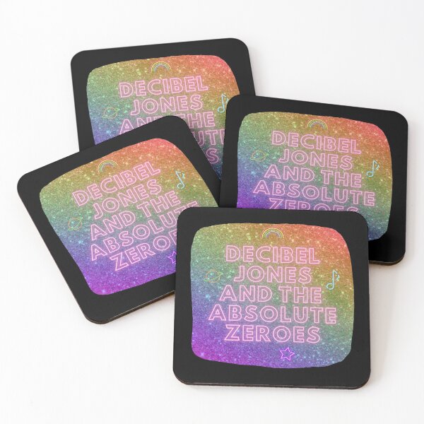 Item preview, Decibel Jones and the Absolute Zeroes, Rainbow Glitter edition designed and sold by InkThinkArt.
