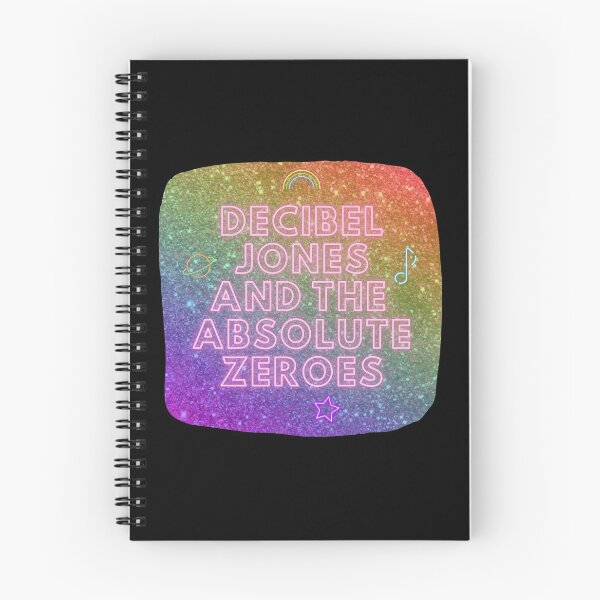Item preview, Decibel Jones and the Absolute Zeroes, Rainbow Glitter edition designed and sold by InkThinkArt.