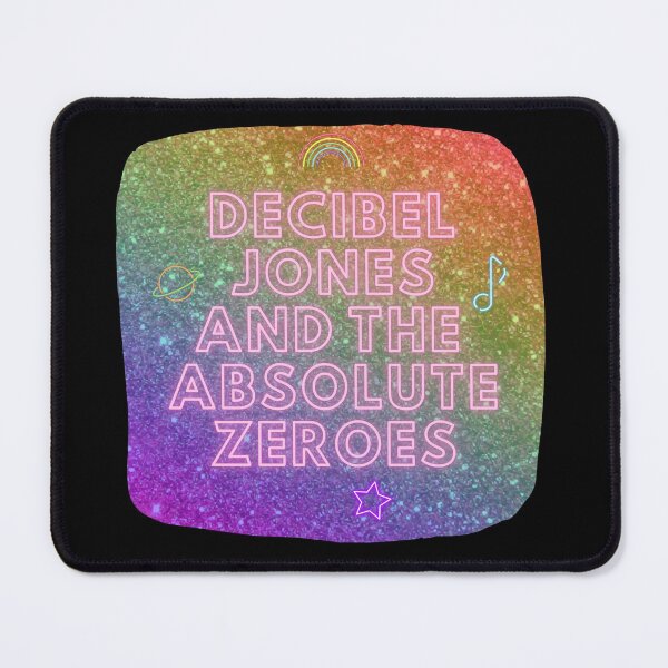 Item preview, Decibel Jones and the Absolute Zeroes, Rainbow Glitter edition designed and sold by InkThinkArt.