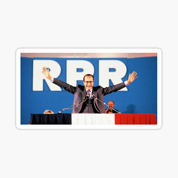 Jacques Chirac RPR Sticker