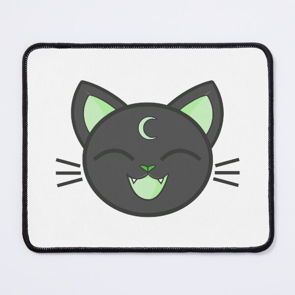 Item preview, Cat head with moon 1 designed and sold by thatsit-itslit.