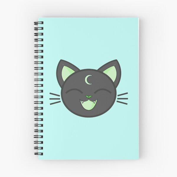 Item preview, Cat head with moon 1 designed and sold by thatsit-itslit.