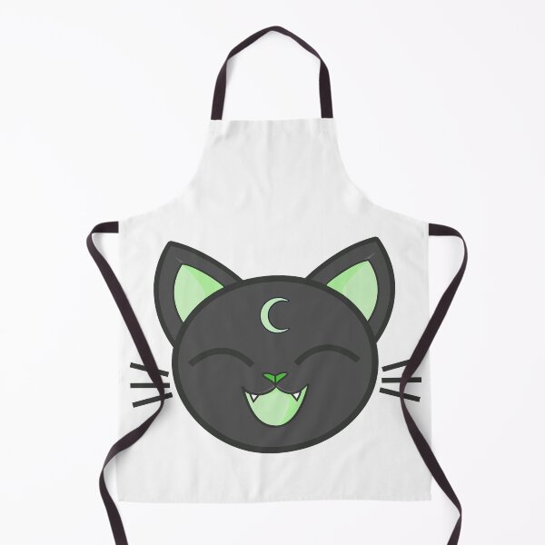 Item preview, Cat head with moon 1 designed and sold by thatsit-itslit.