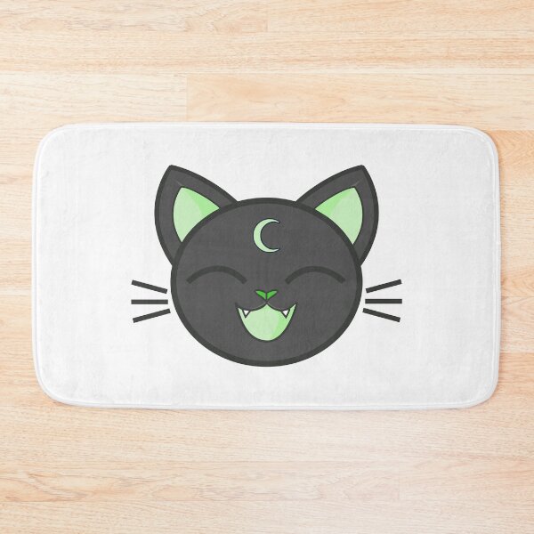 Item preview, Cat head with moon 1 designed and sold by thatsit-itslit.
