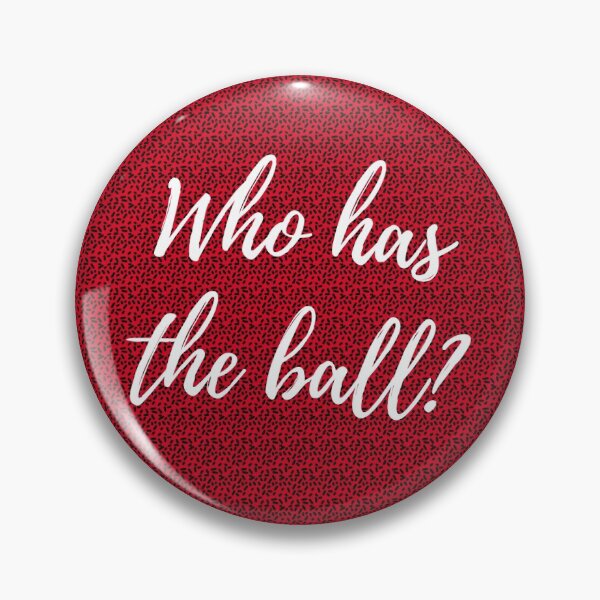Item preview, Who has the Ball Gameday Pin  designed and sold by Miranda Pickens.