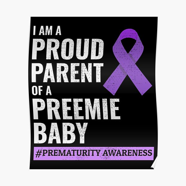 Micro Preemie Dad Proud Awareness Ribbon