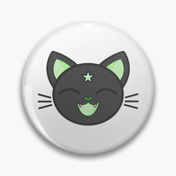 Item preview, Cat head with star 1 designed and sold by thatsit-itslit.