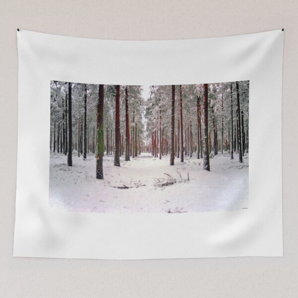 Item preview, Red Trees in the Winter Forest designed and sold by Brian Shaw.