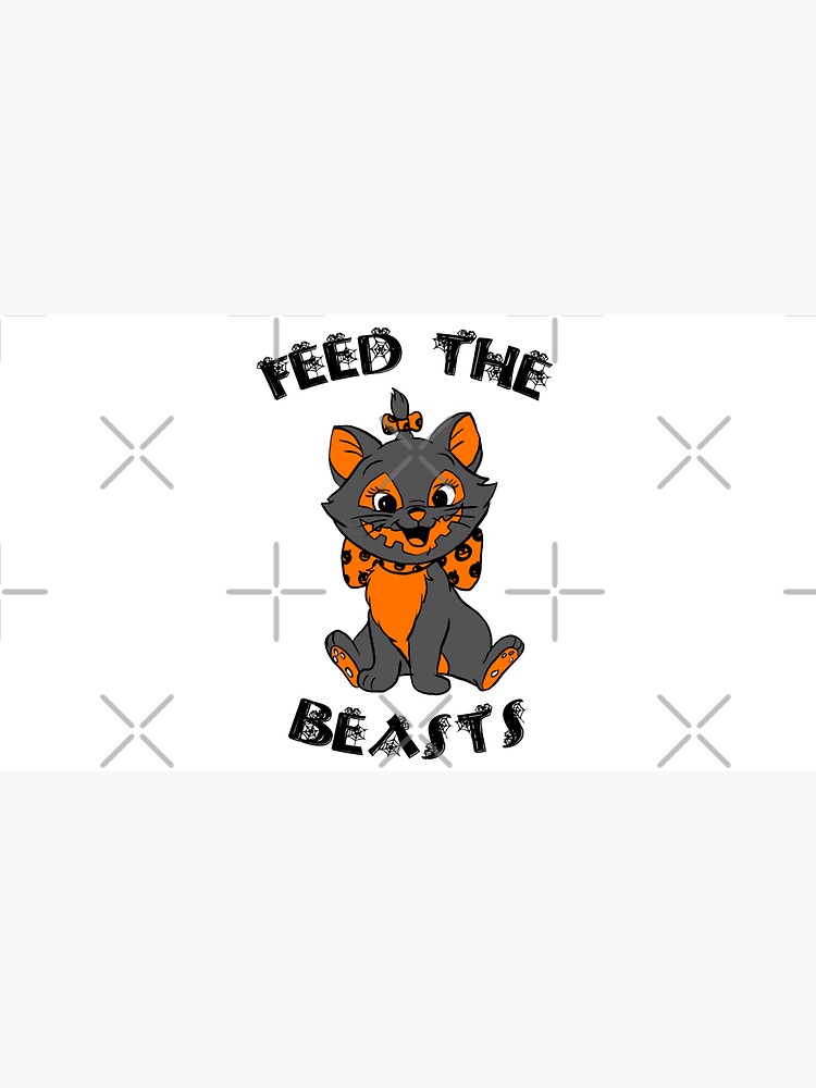Hallokitty- Feed the Beasts Halloween (Designed by Jonathan Grimm Art) Proceeds Help Rescue Cats! by FeedTheBeasts
