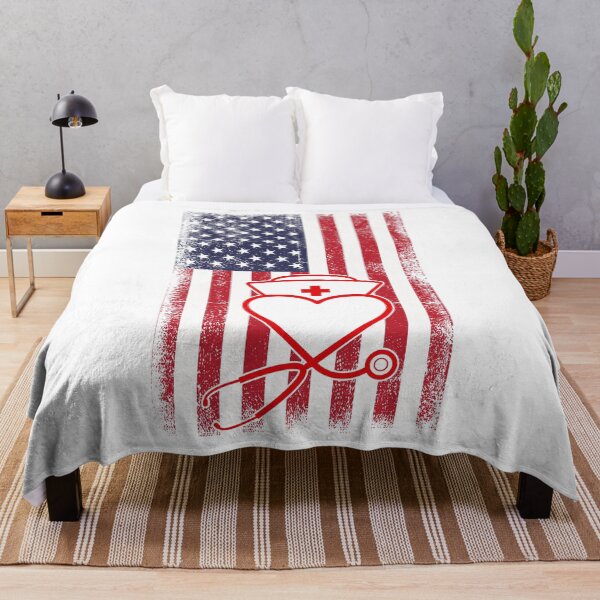 Item preview, Nurse American Flag designed and sold by Bendthetrend.