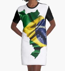 Brazil Graphic T-Shirt Dress