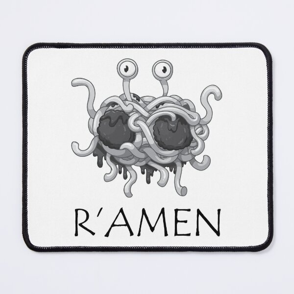 Item preview, R'amen - The Flying Spaghetti Monster (FSM) Amen designed and sold by Kris Kuhn.