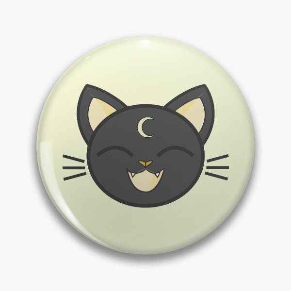 Item preview, Cat head with moon 1.1 designed and sold by thatsit-itslit.