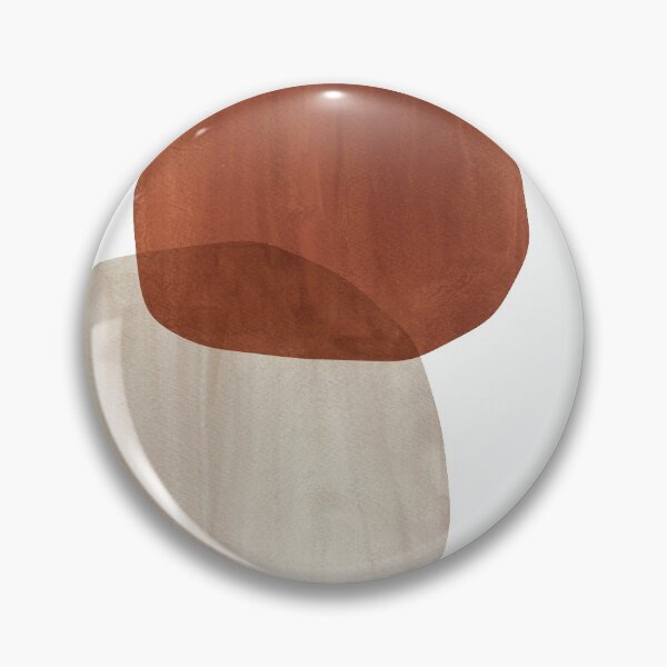 Item preview, Terracotta and beige abstract stones designed and sold by WhalesWay.
