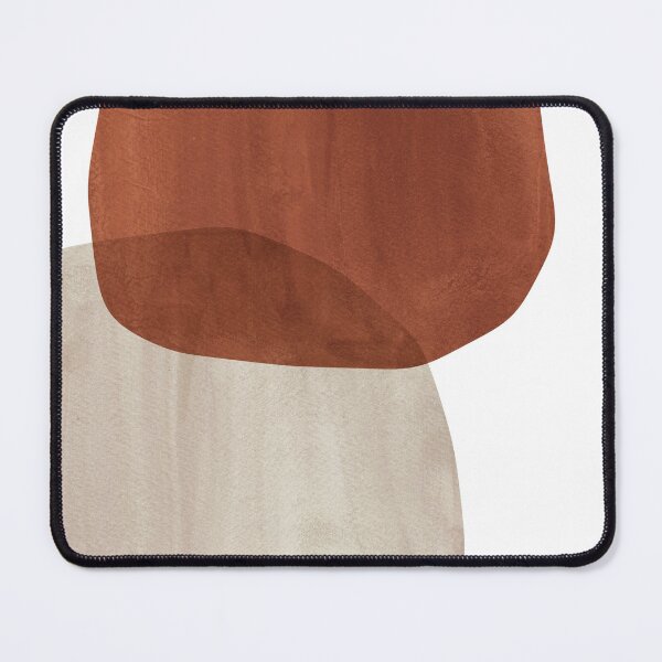 Item preview, Terracotta and beige abstract stones designed and sold by WhalesWay.