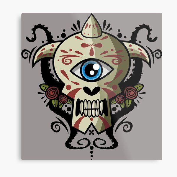 Cyclops Skull Metal Prints for Sale | Redbubble