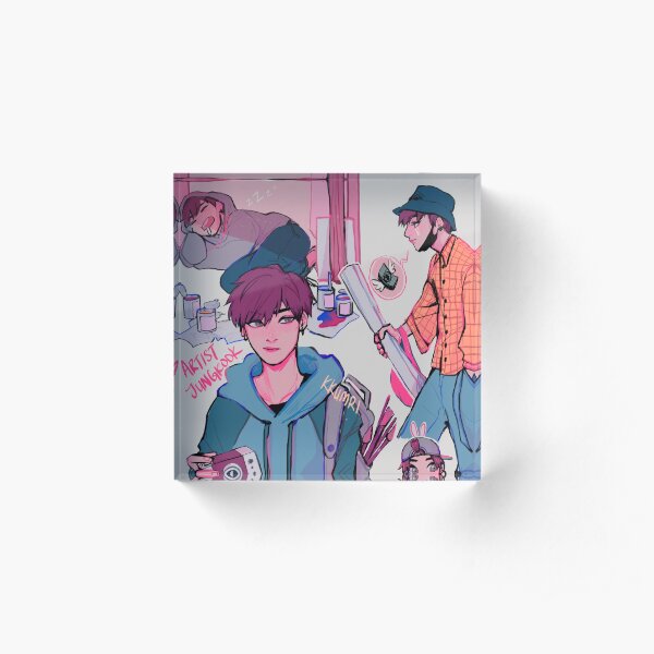 artist kook Acrylic Block