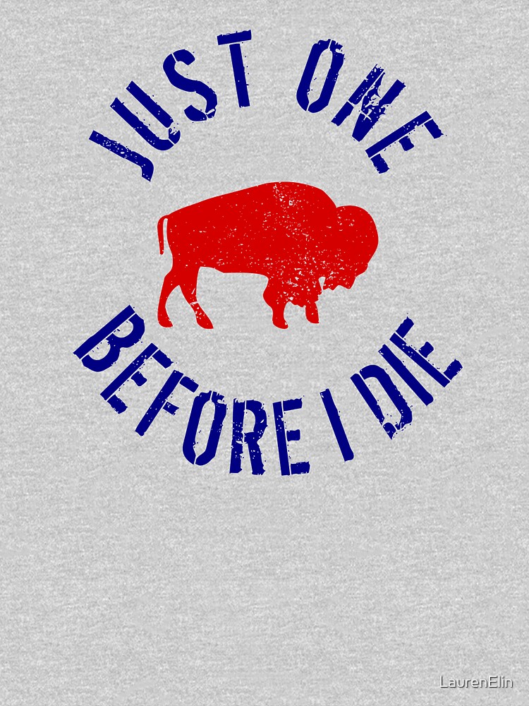 LaurenElin I Bleed Red White and Buffalo T-Shirt