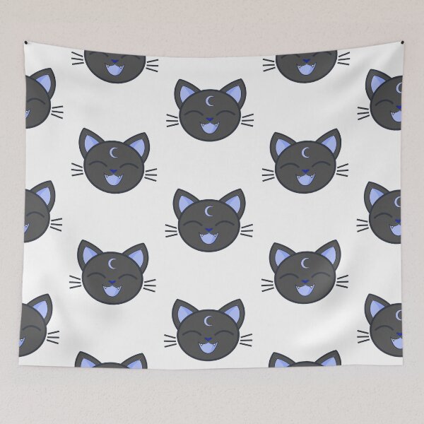 Item preview, Cat Head with Moon 1.2 designed and sold by thatsit-itslit.