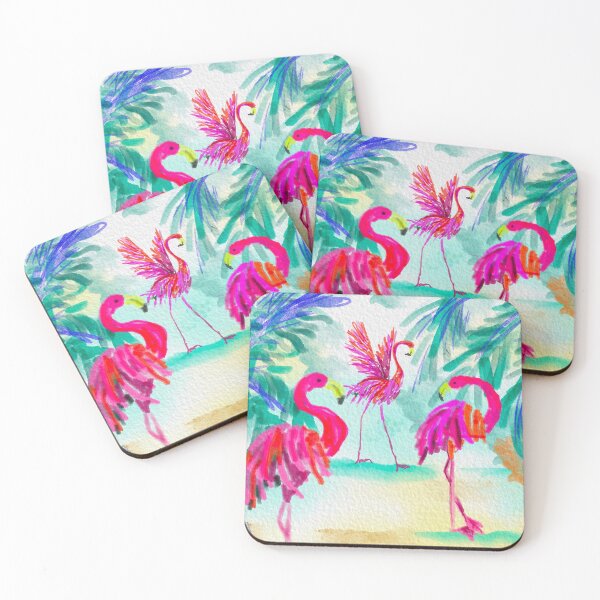 Item preview, Dancing Flamingos designed and sold by Jeanine Handley.