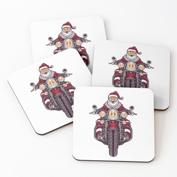 Item preview, santa claus biker funny gift idea vintage christmas shopping 2021 oh oh oh designed and sold by Hartics.