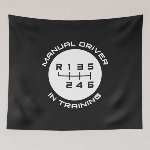 Item preview, Manual Transmission Driver in Training (6-speed, Reverse: top left) designed and sold by ApexFibers.