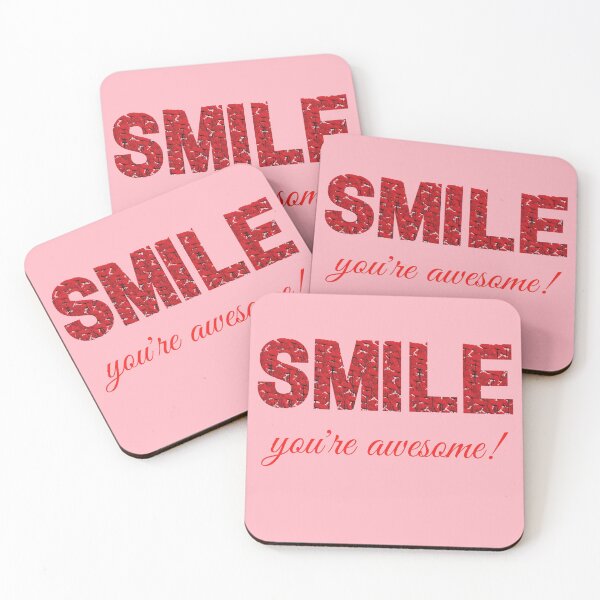 Item preview, Happy cheerful motivation confidence slogan quote floral red designed and sold by TheSeasonalYard.