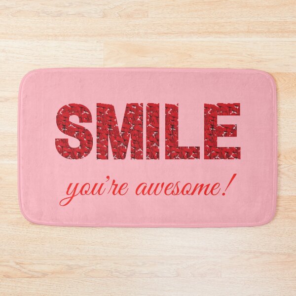 Item preview, Happy cheerful motivation confidence slogan quote floral red designed and sold by TheSeasonalYard.