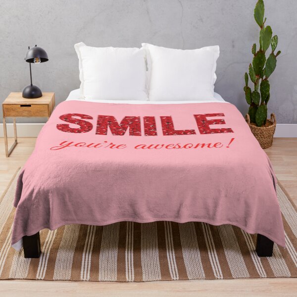Item preview, Happy cheerful motivation confidence slogan quote floral red designed and sold by TheSeasonalYard.