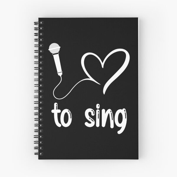 Item preview, I Love to Sing - Cute heart singer gift design designed and sold by theodoros20.