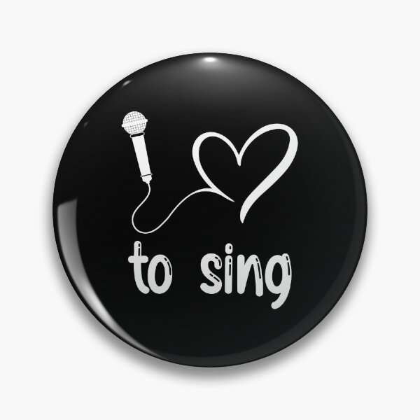 Item preview, I Love to Sing - Cute heart singer gift design designed and sold by theodoros20.