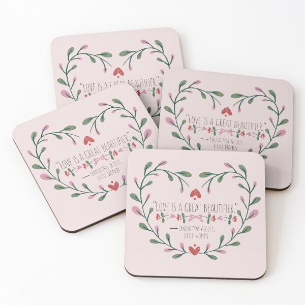 Item preview, Louisa May Alcott Little Women Love Quote  designed and sold by Dollfacedesign.