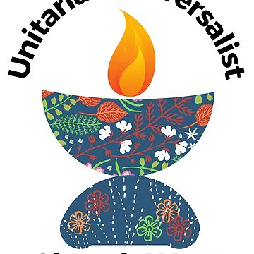 Artwork thumbnail, UU Church West Floral Chalice by UUCW