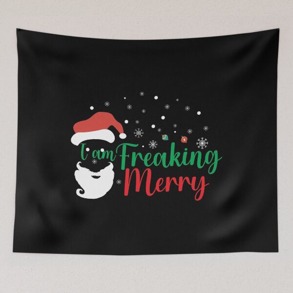 Item preview, I Am Freaking Merry , Merry AF, Christmas , Bah Humbug , Funny Christmas , Strong Mama																 designed and sold by plussorn.