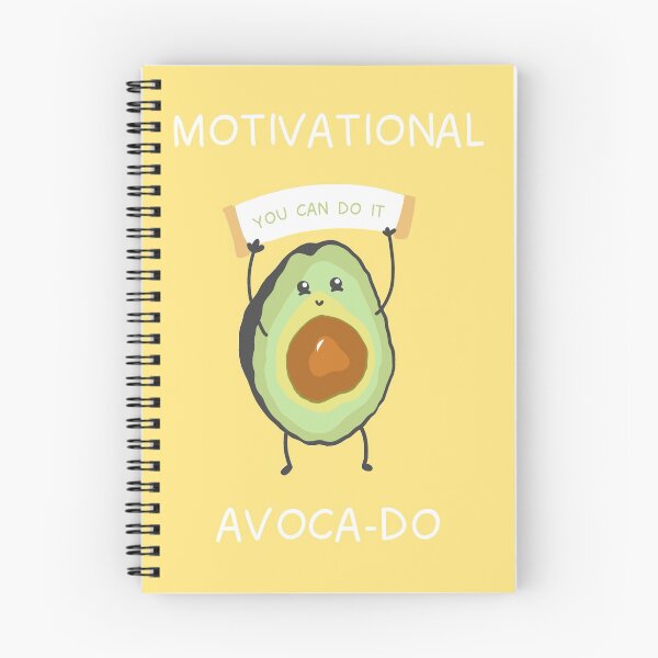 Item preview, Motivational Avocado designed and sold by Tilly Scribbles.