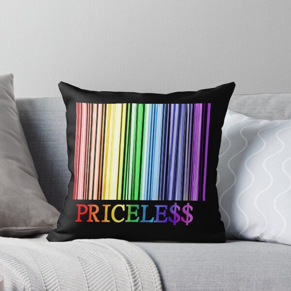 Item preview, Rainbow Pride Priceless Barcode  designed and sold by Deborah Camp.