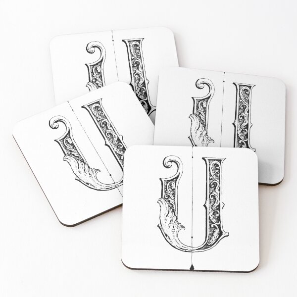 Item preview, Ornamental letter U designed and sold by Cretalyst.