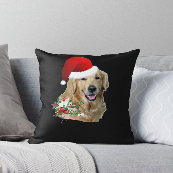 Item preview, Flowersandadog, Golden Retreiver Christmas designed and sold by DiensDesign.
