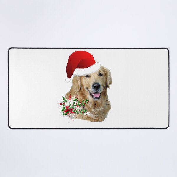 Item preview, Flowersandadog, Golden Retreiver Christmas designed and sold by DiensDesign.