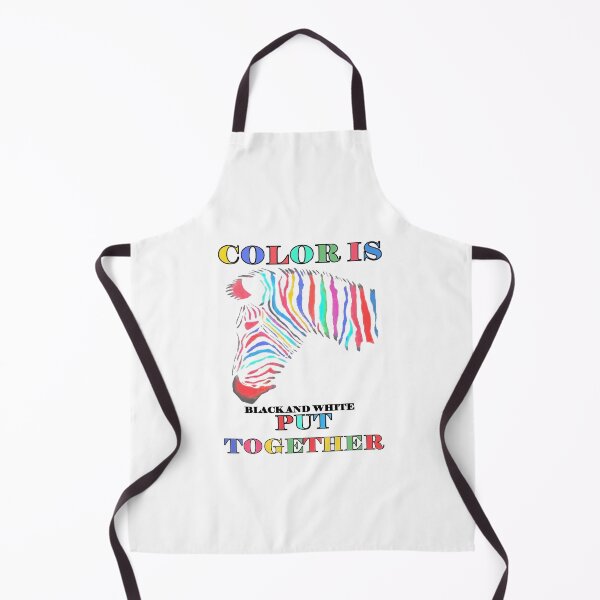 Item preview, Zebra with Color Is Black and White Put Together Text designed and sold by taiche.