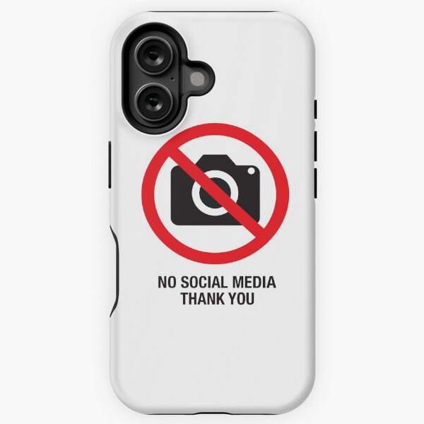 Item preview, no social media designed and sold by underground notes.