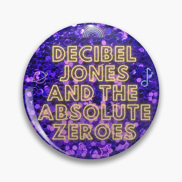 Item preview, Decibel Jones and the Absolute Zeroes in Dark Glitter designed and sold by InkThinkArt.