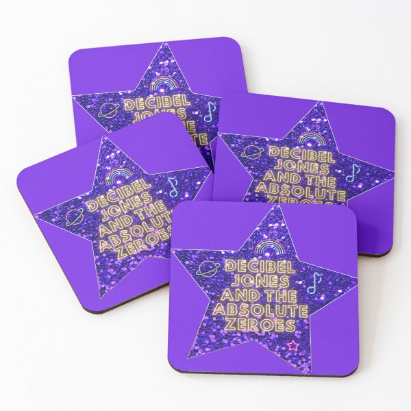 Item preview, Decibel Jones and the Absolute Zeroes in Dark Glitter designed and sold by InkThinkArt.