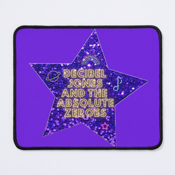 Item preview, Decibel Jones and the Absolute Zeroes in Dark Glitter designed and sold by InkThinkArt.