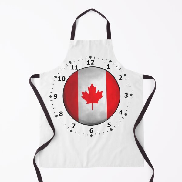 Item preview, canada flag clock designed and sold by ZiphGames.