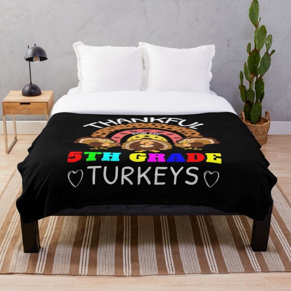 Item preview, Thankful For My 5th Grade  Turkeys Cute Thanksgiving Teacher's Gift designed and sold by THEMADBRUSH.